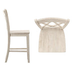 Ronda Double X-Back Counter Height Chairs (Set of 2)