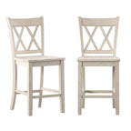 Ronda Double X-Back Counter Height Chairs (Set of 2)