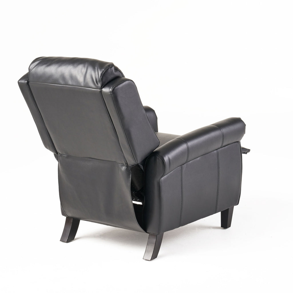 Roomfitters Ultimate Comfort PU Leather Pushback Recliner, Luxurious Recliner Chair for Living Room or Bedroom