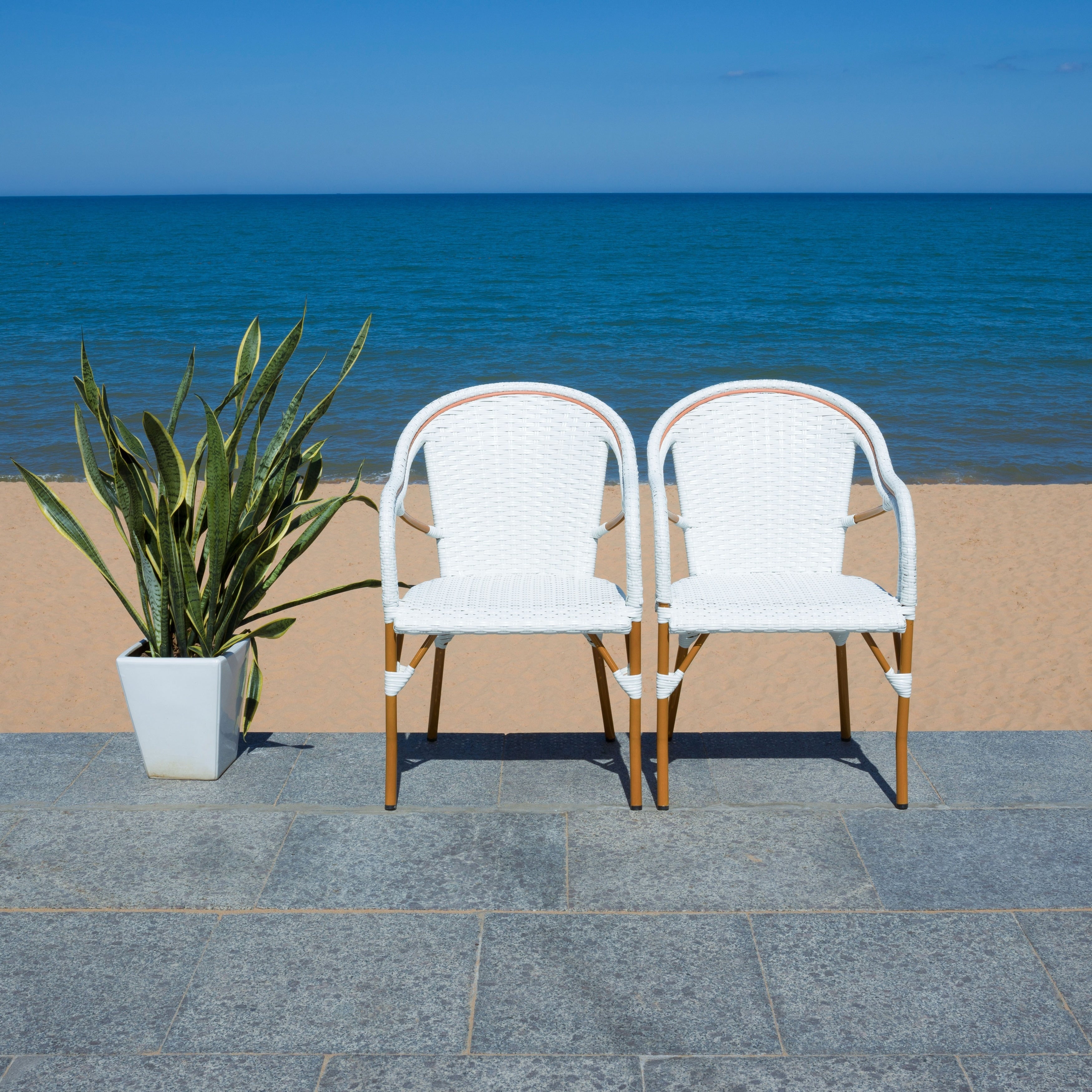 SAFAVIEH Doreth Arm Chair (Set of 2) - 23Wx36Dx25H