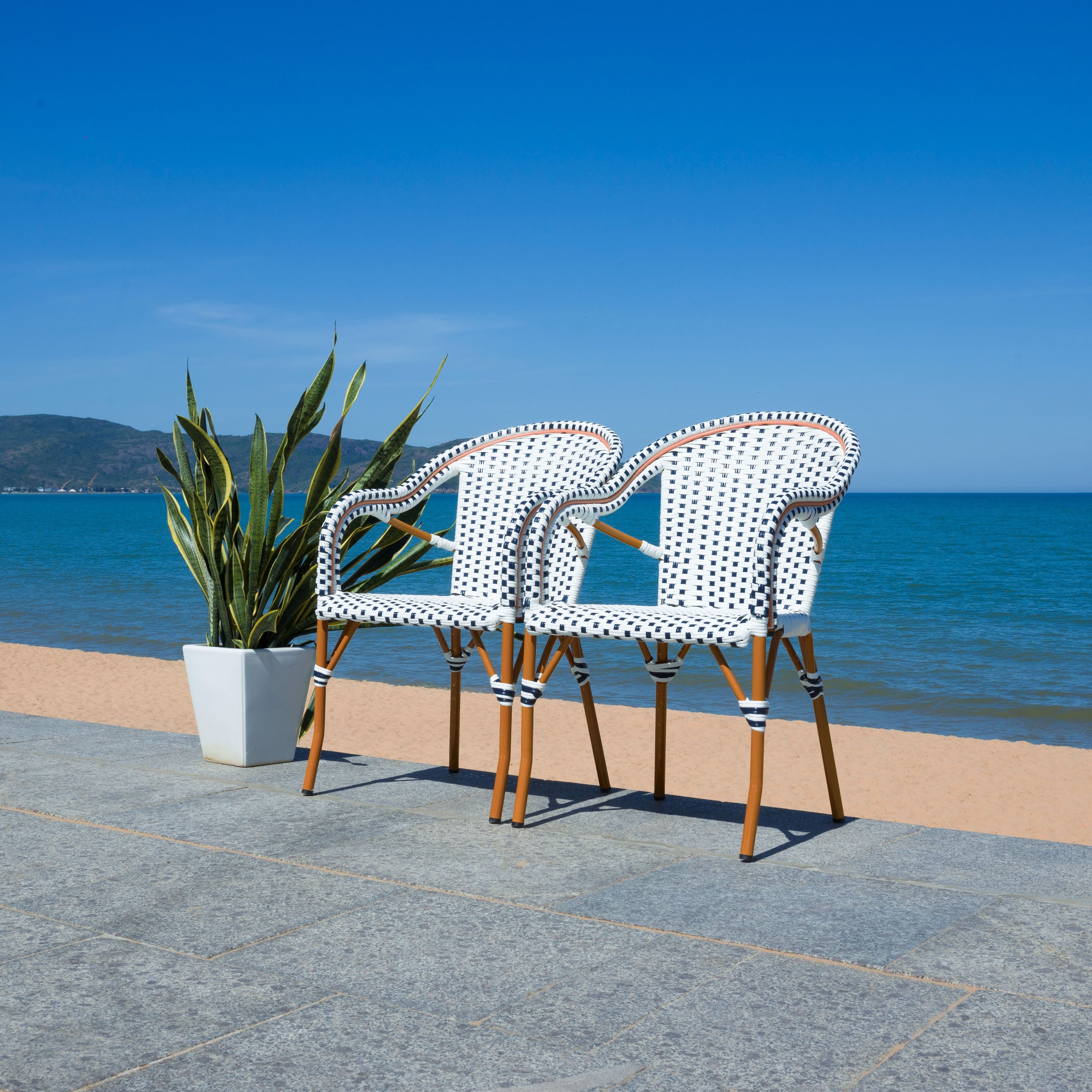 SAFAVIEH Doreth Arm Chair (Set of 2) - 23Wx36Dx25H