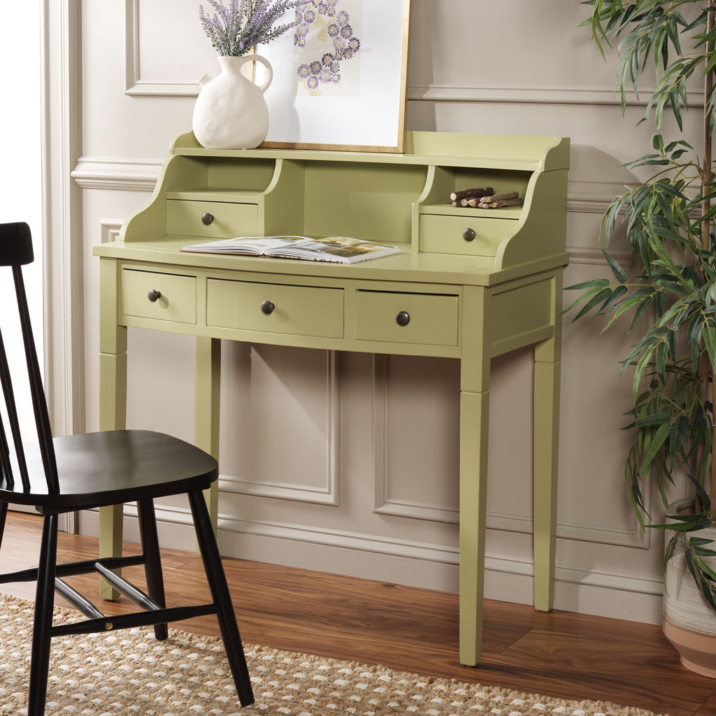SAFAVIEH Leana 5-Drawer Work Office Writing Desk