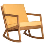 SAFAVIEH Outdoor Makaila Rocking Chair with Cushion - 26W x 31D x 38H