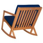 SAFAVIEH Outdoor Makaila Rocking Chair with Cushion - 26W x 31D x 38H
