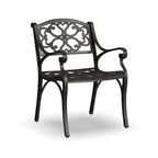 Sanibel Bronze Aluminum 7- Piece Outdoor Dining Set with 72 Oval Dining Table and Six Armchairs by Homestyles