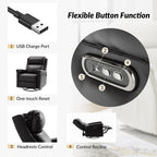 Tobias Traditional Swivel And Rocker Power Recliner Set of 2 by HULALA HOME