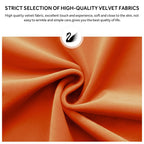 Upholstered Tufted Velvet Dining Chair with Solid Wood Legs Set of 6