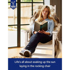 WINSOON All Weather Outdoor Rocking Chair, Set of 2