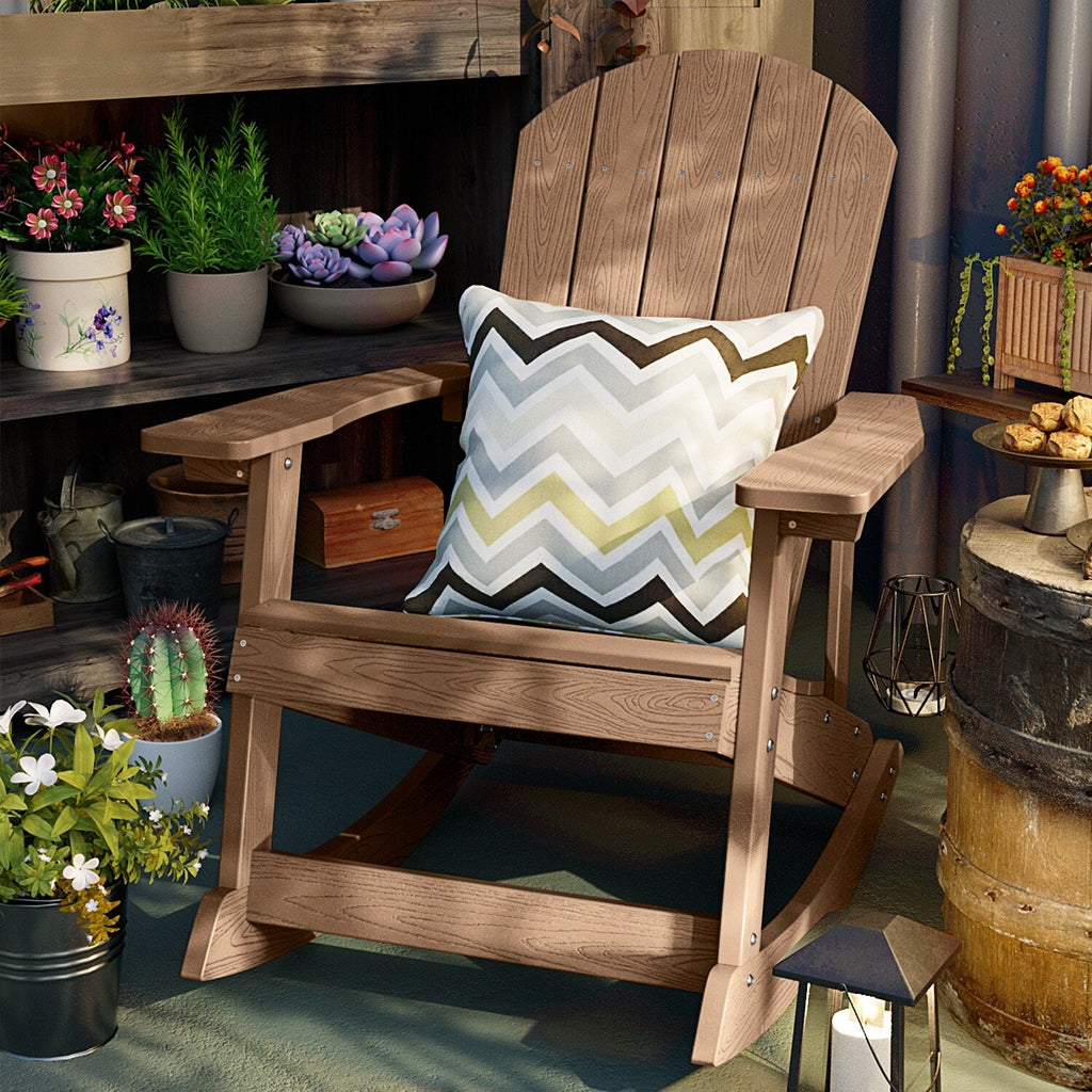 WINSOON All Weather Outdoor Rocking Chair, Set of 2