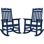 WINSOON All Weather Outdoor Rocking Chair, Set of 2