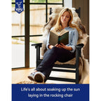 WINSOON All Weather Outdoor Rocking Chair, Set of 2