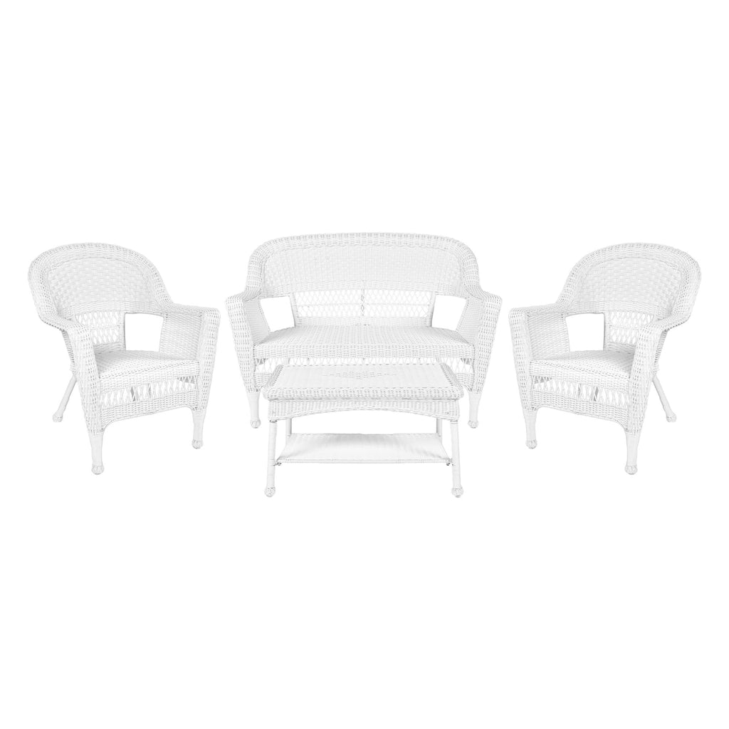Wicker Patio 4-piece Conversation Set