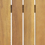 Willowbrook Outdoor Acacia Wood 4 Seater Chat Set by Christopher Knight Home