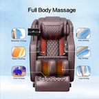 Zero Gravity Massage Recliner Chair with Full Body Massage, Heating, and Built-in Bluetooth Audio