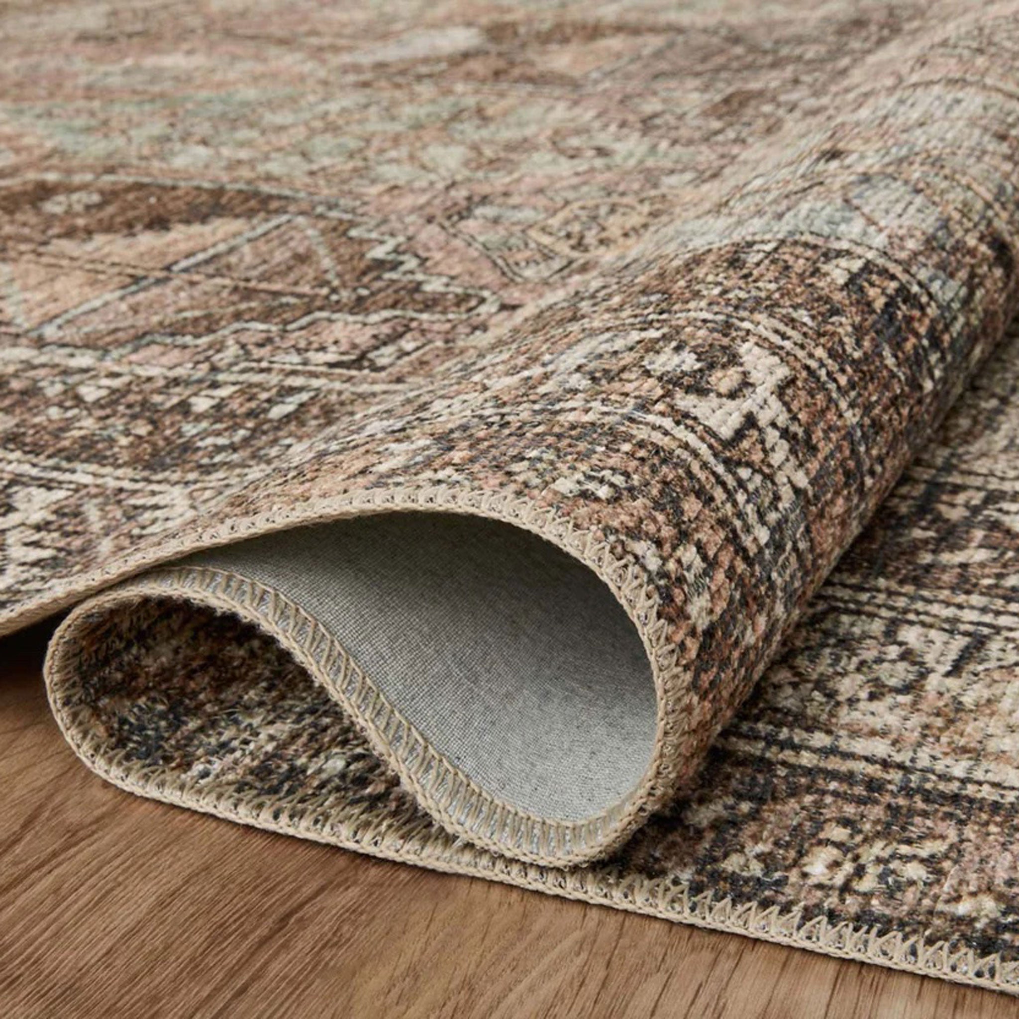 Tapis Billie couleur argile/sauge 2,3 x 3,9