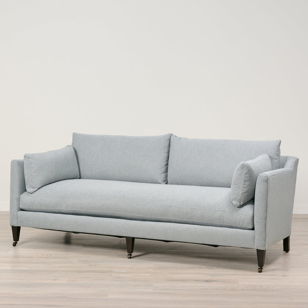 Canapé Holloway revêtu de tissu Kidproof bleu glacier (90)