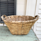 Panier vintage en lattes de bois - B