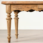 Table de ferme française ancienne du XIXe siècle