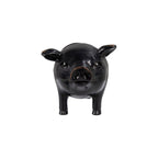 Porte-essuie-tout en métal et résine en forme de cochon