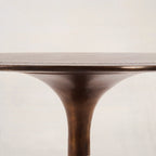 Table d'appoint Felicity pour intérieur/extérieur, finition rouille antique