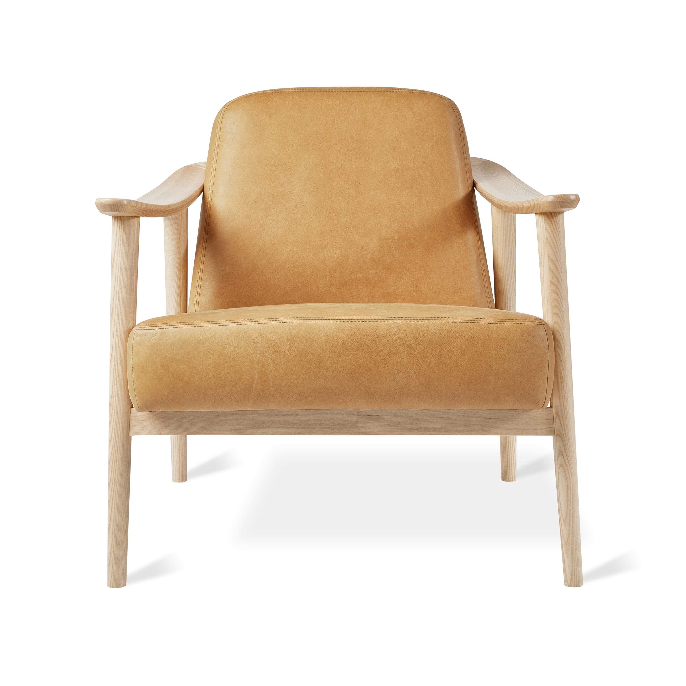 Fauteuil Baltic en cuir Canyon Whiskey