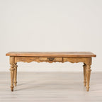 Table de ferme française ancienne du XIXe siècle