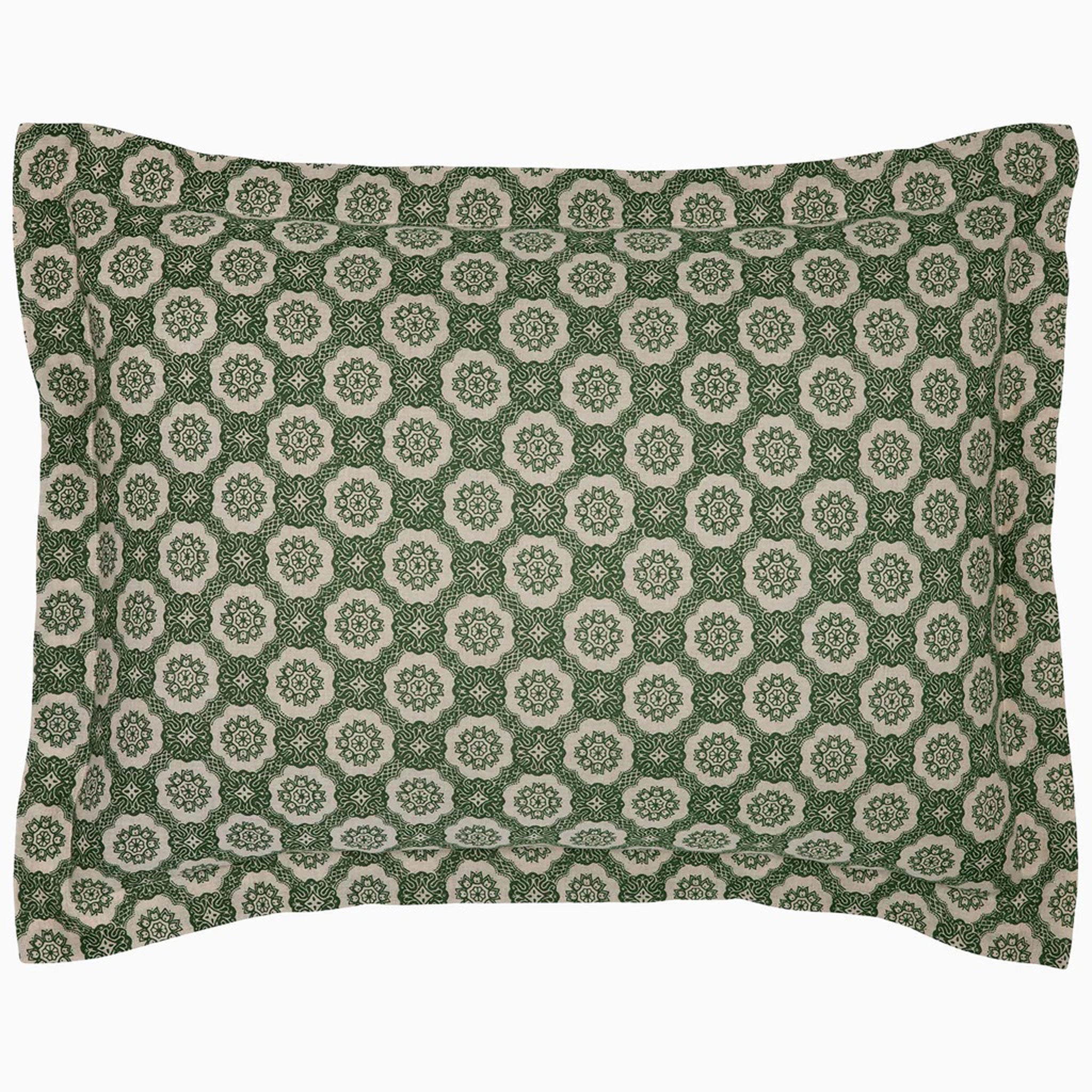 Ensemble de couette Atulya Moss pour lit queen size