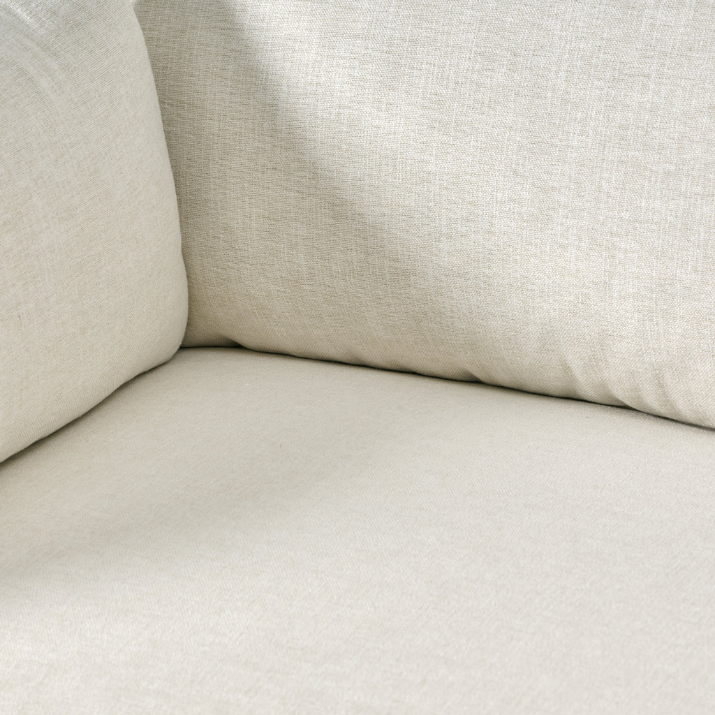 Canapé Madeline en coloris Blanc Os Performance (90")