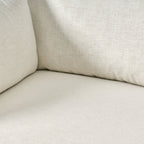 Canapé Madeline en coloris Blanc Os Performance (90")