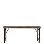 Console de table de mariage vintage en bois naturel