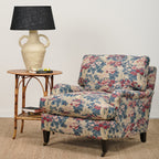 Fauteuil Bromley recouvert de tissu Fleur de Printemps