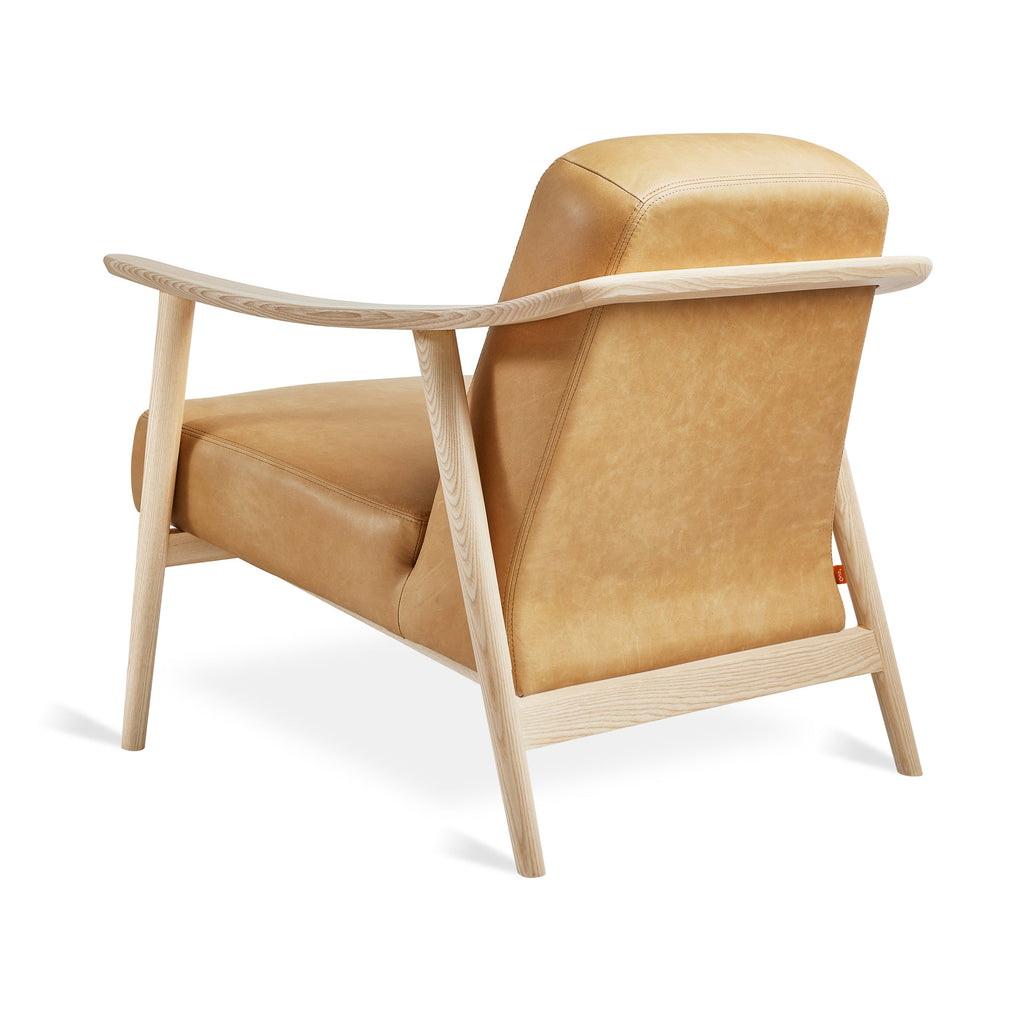 Fauteuil Baltic en cuir Canyon Whiskey
