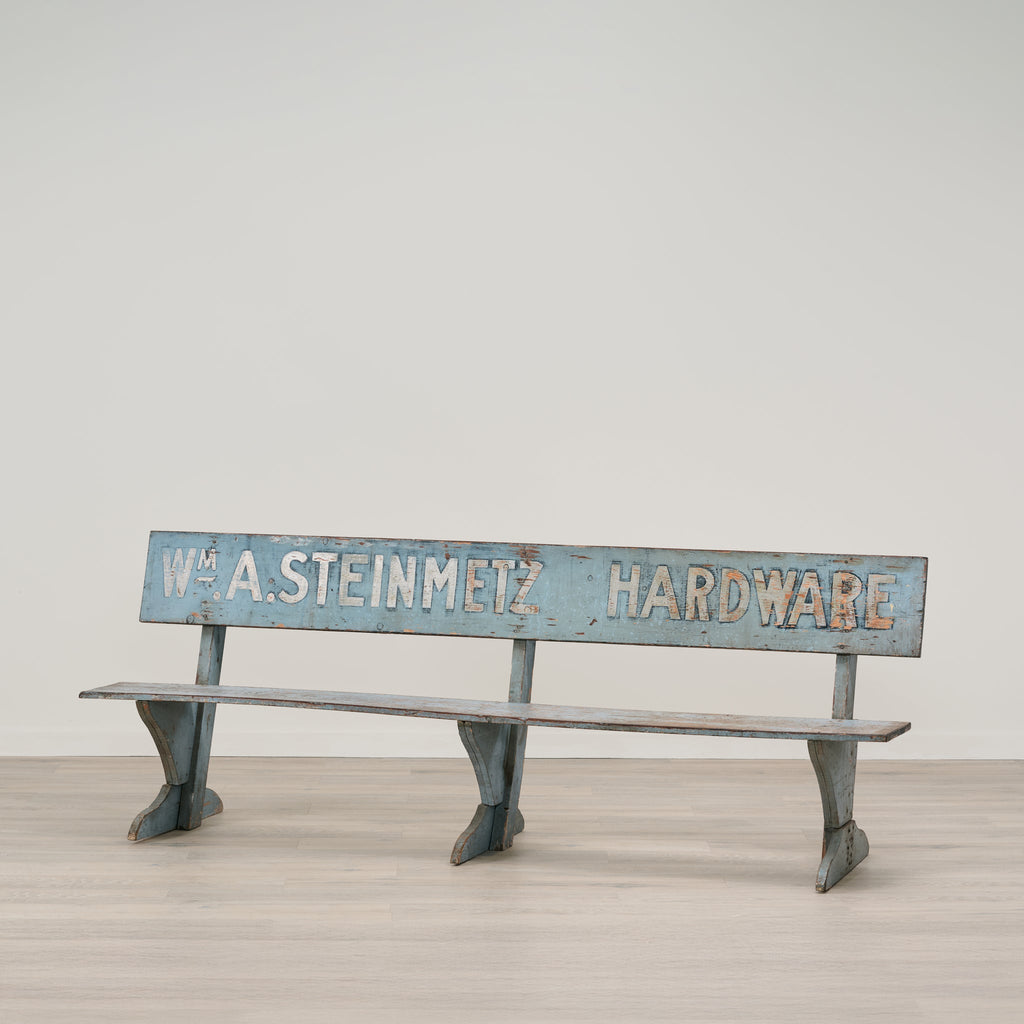 Banc de quincaillerie ancien, vers 1900, Pennsylvanie