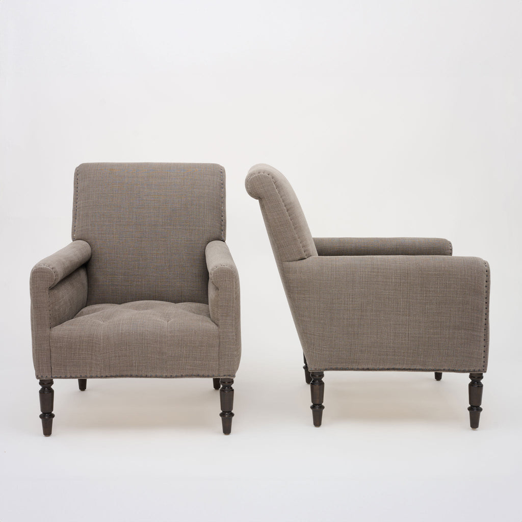 Fauteuil Montana couleur seigle gris chaud