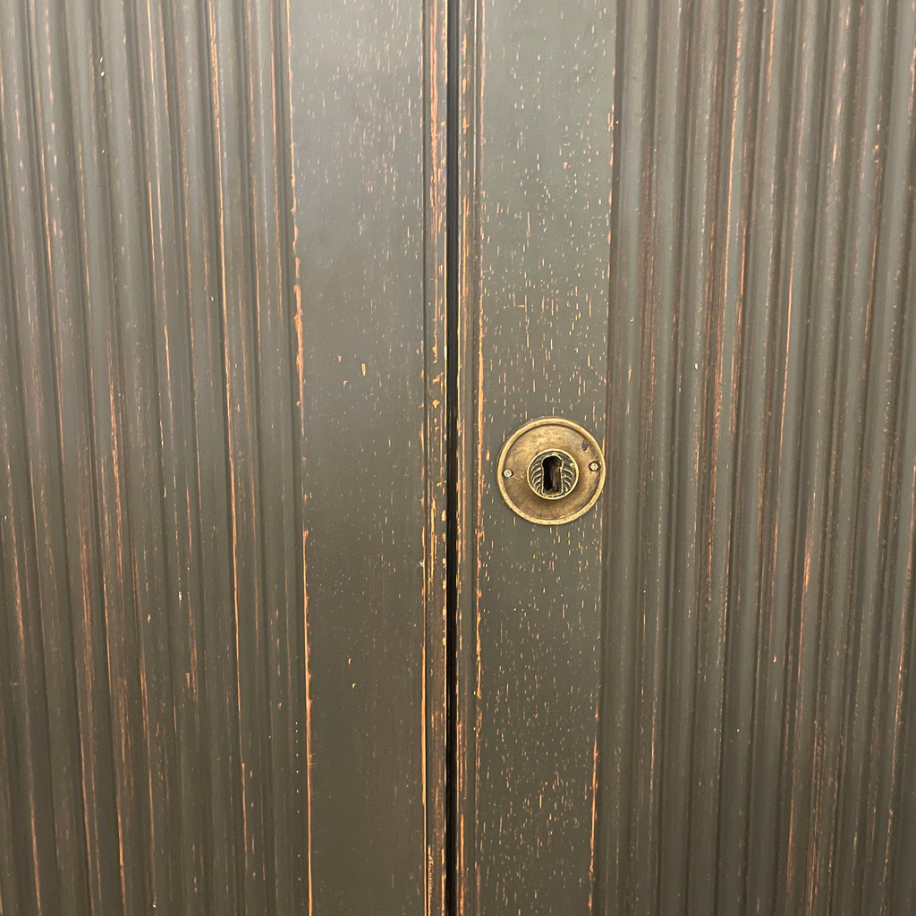 Gustavian Stank en noir antique