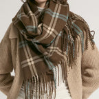 Écharpe à carreaux Ashbury - Verte