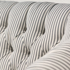 Canapé Ella en coloris French Ticking Charcoal (83)