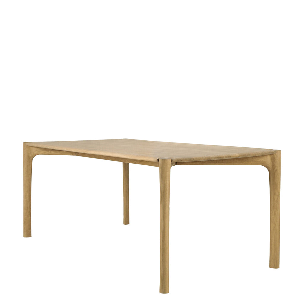 Table de salle à manger PI en chêne huilé (78,5)