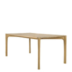 Table de salle à manger PI en chêne huilé (78,5)